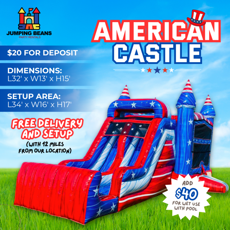 All american double lane and waterslide DRY