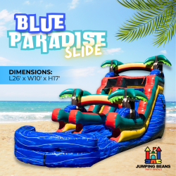 blue paradise waterslide