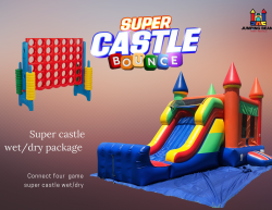 XAWS89961 1768261858 Super castle bounce house water slide combo/ package